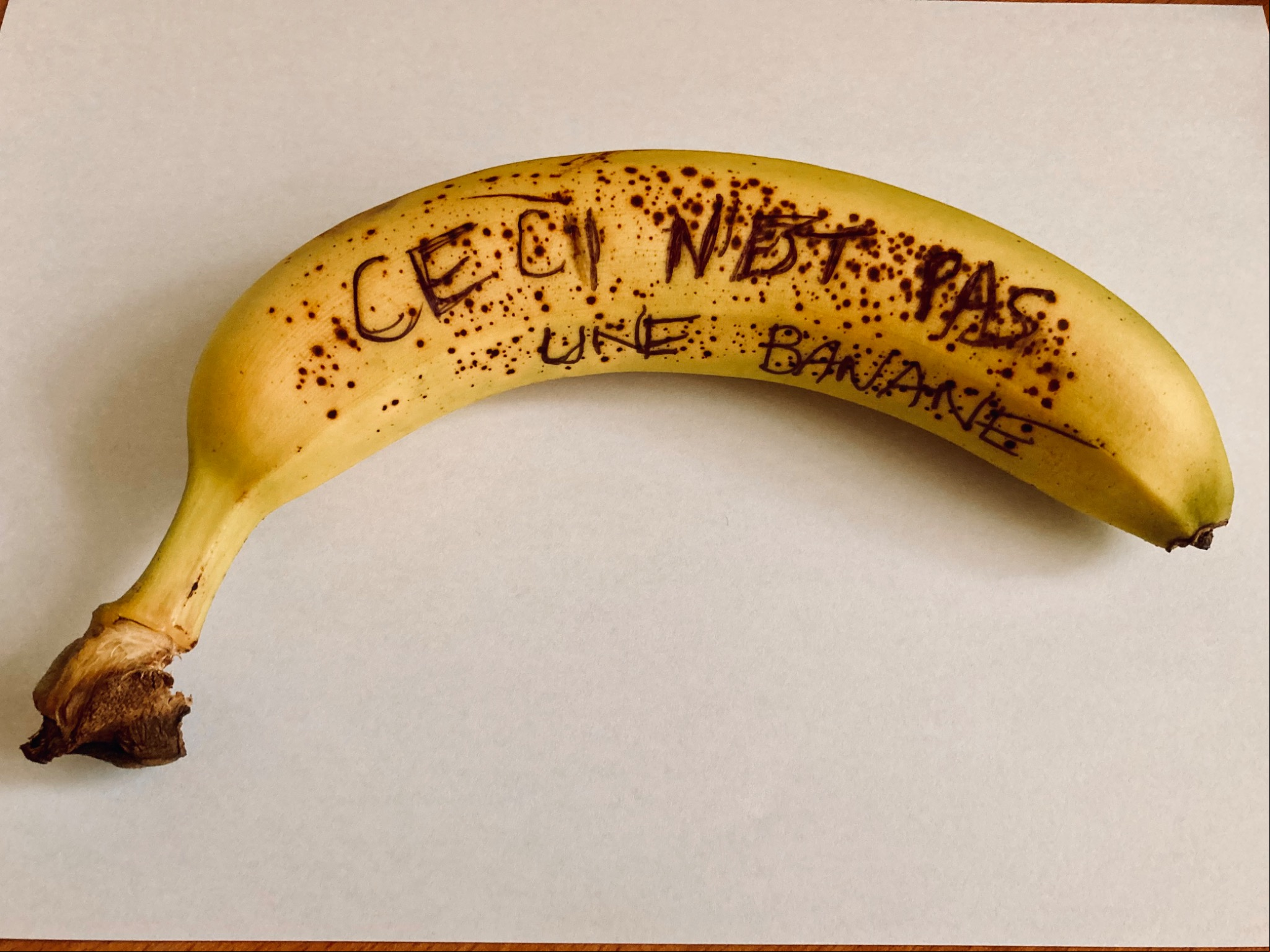 Ceci n’est pas une banane