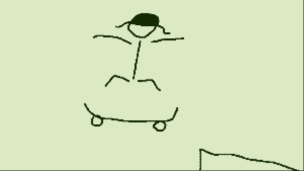 Skateboarding guy