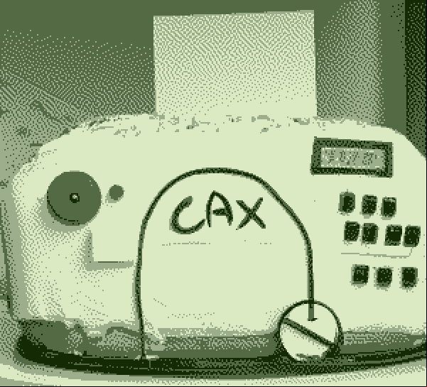 fax machine cake