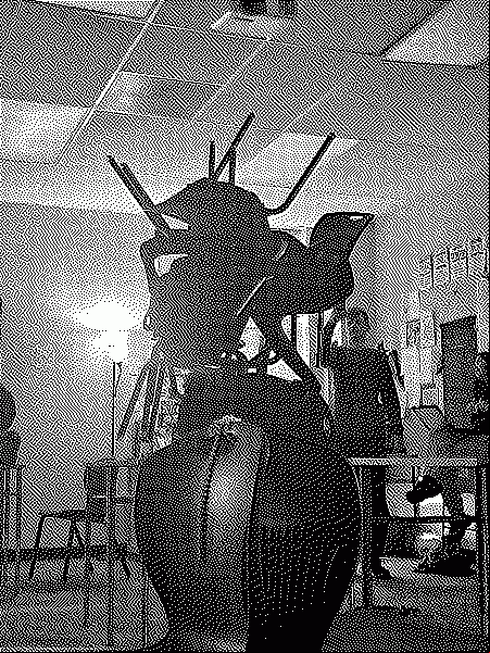 chairs stacked in a heap