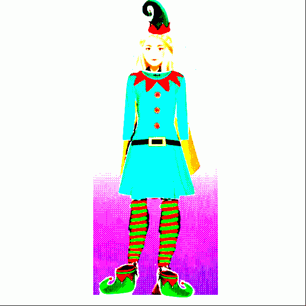 Sophie as a elf