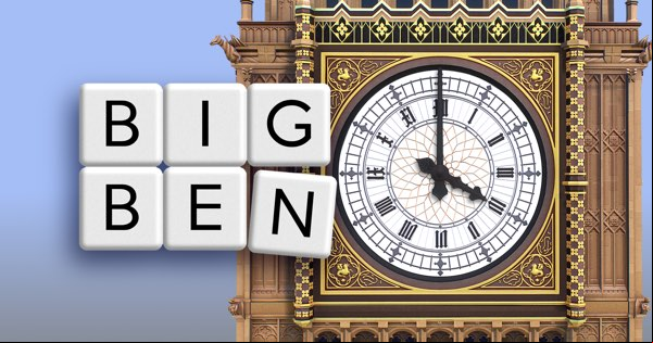 BIG BEN word game