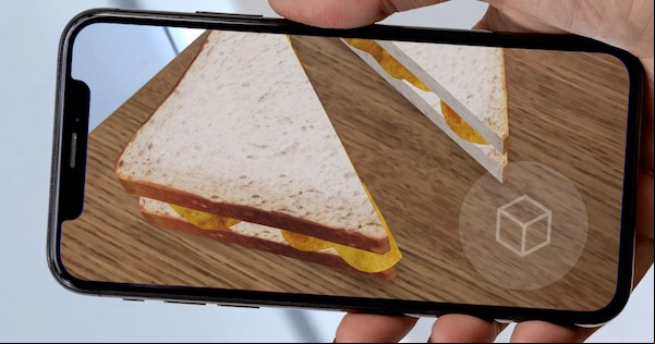 Augmented Reality Crisp Sandwich